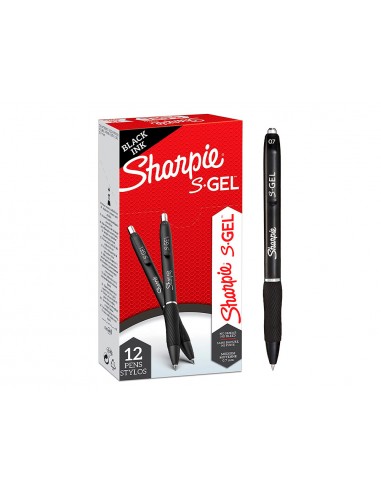 Boligraf sharpie retractil tinta gel...