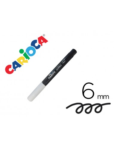 Rotulador carioca jumbo lavable negro...