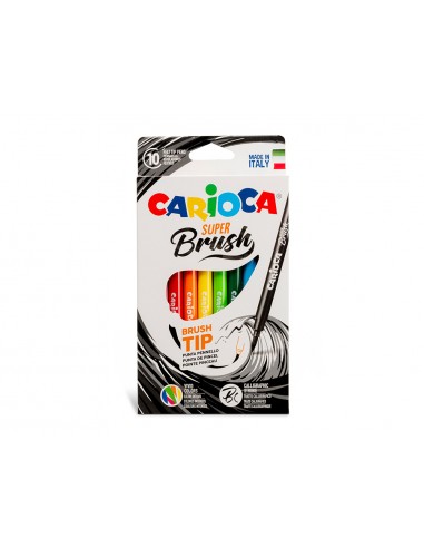 Rotulador carioca super brush caja de...