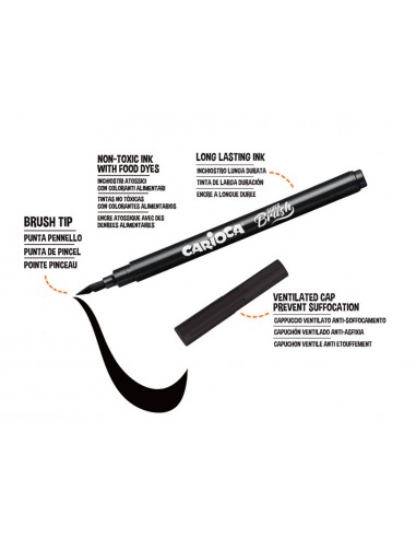 Rotulador carioca super brush caja de...