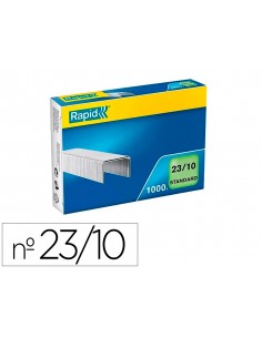 Grapas rapid 23/10 mm...