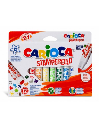 Rotulador carioca stamperello caja 12...