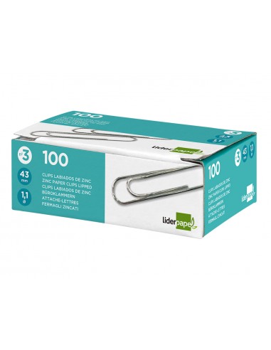 Clips liderpapel nº3 labiados 43 mm...