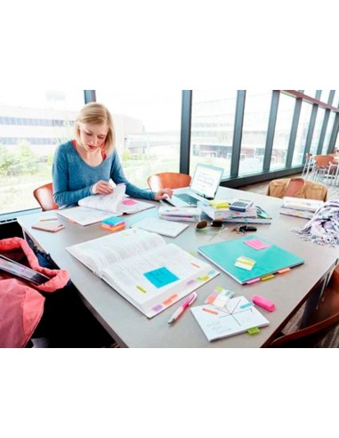 Bloc de notas adhesivas quita y pon...