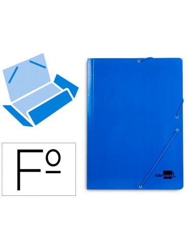 Carpeta liderpapel gomas folio 3...