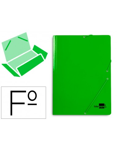 Carpeta liderpapel gomas folio 3...