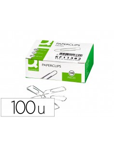 Clips niquelats q-connect n...