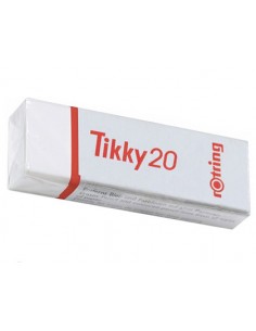 Goma rotring tikky 20 blanca