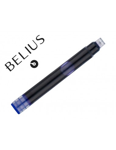 Tinta estilografica belius azul caja...