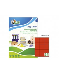 Etiqueta adhesiva tico rojo... 2