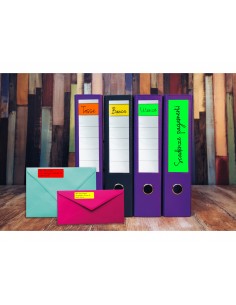 Etiqueta adhesiva tico rojo... 2