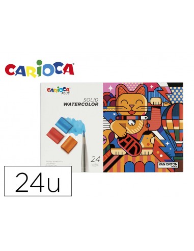 Aquarel·la carioca plus caixa de 24...