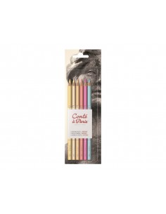 Lapiz conte colores pastel...
