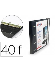 Carpeta con recambio pardo...