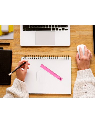 Regla liderpapel plastic 16 cm...