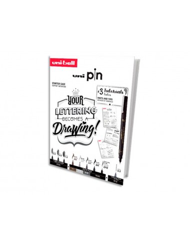 Set iniciació uniball pin lettering...