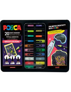Rotulador uni posca groovy...