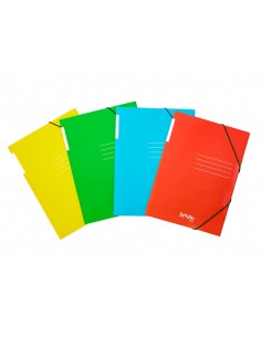 Carpeta pardo gomas solapas...