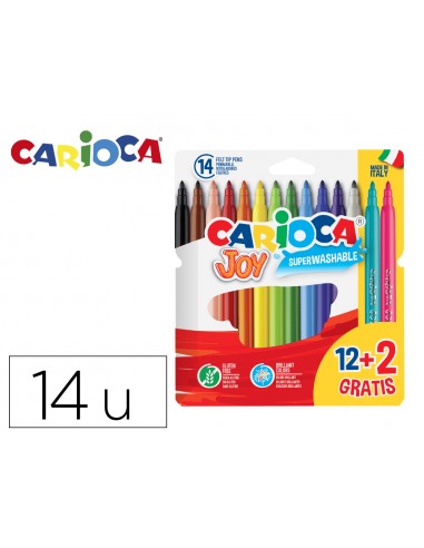 Rotulador carioca joy estuche de 12...