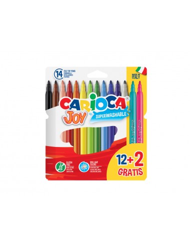 Rotulador carioca joy estuche de 12...