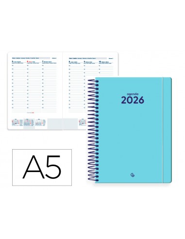 Agenda espiral liderpapel classic a5...