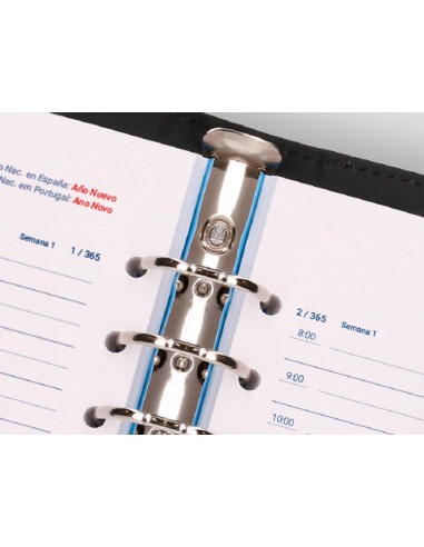 Agenda enquadernada liderpapel ner...