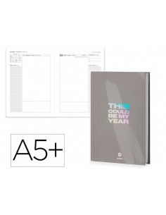 Agenda encuadernada...