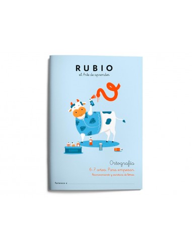 Cuaderno rubio ortografia 6-7 años...
