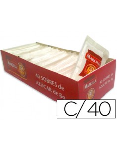 Azucar blanca en sobres de...