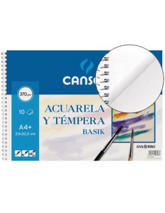 Bloc dibujo acuarela din a3...