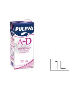 Leche puleva desnatada brik...