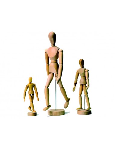 Maniqui fusta michel articulat 40 cm