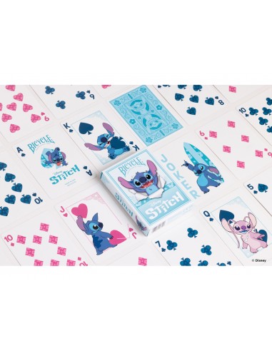 Baralla de cartes bicycle disney stitch