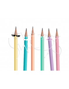 Lapices de grafito con goma... 2