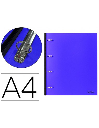Carpeta liderpapel 4 anelles rodones...
